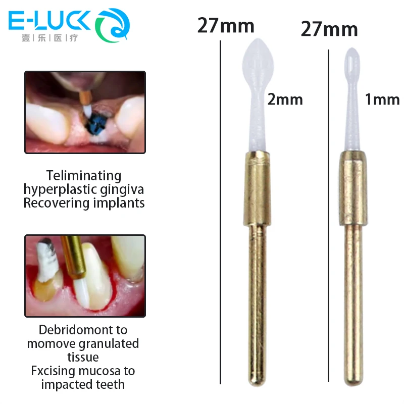 1Pc 歯科用ソフトトリマーバーセラミック軟組織歯肉口腔歯科材料製品用