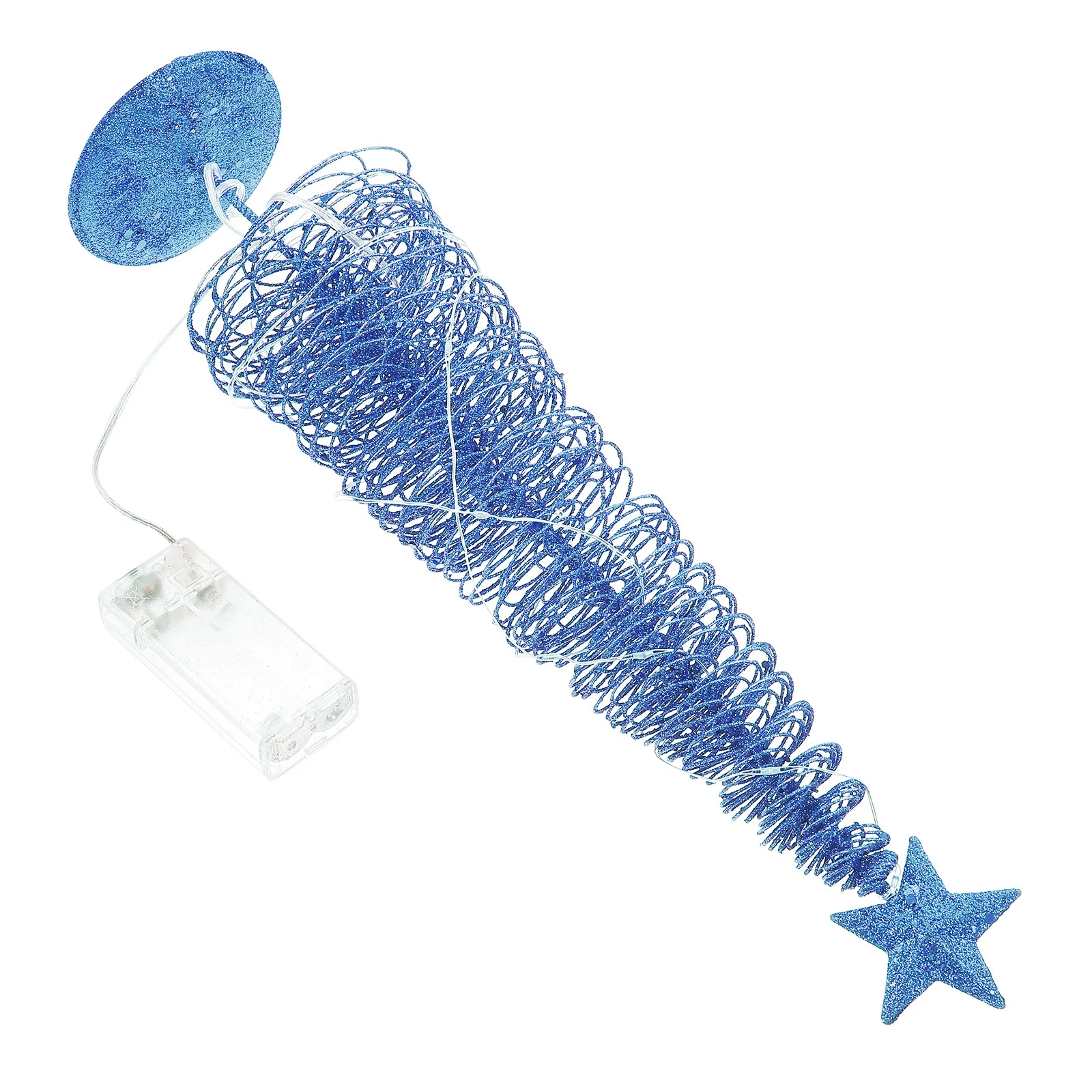 

1Pcs Luminous Christmas Tree Decor Glowing Xmas Ornament Creative Desktop Festival Adornment Metal Craft