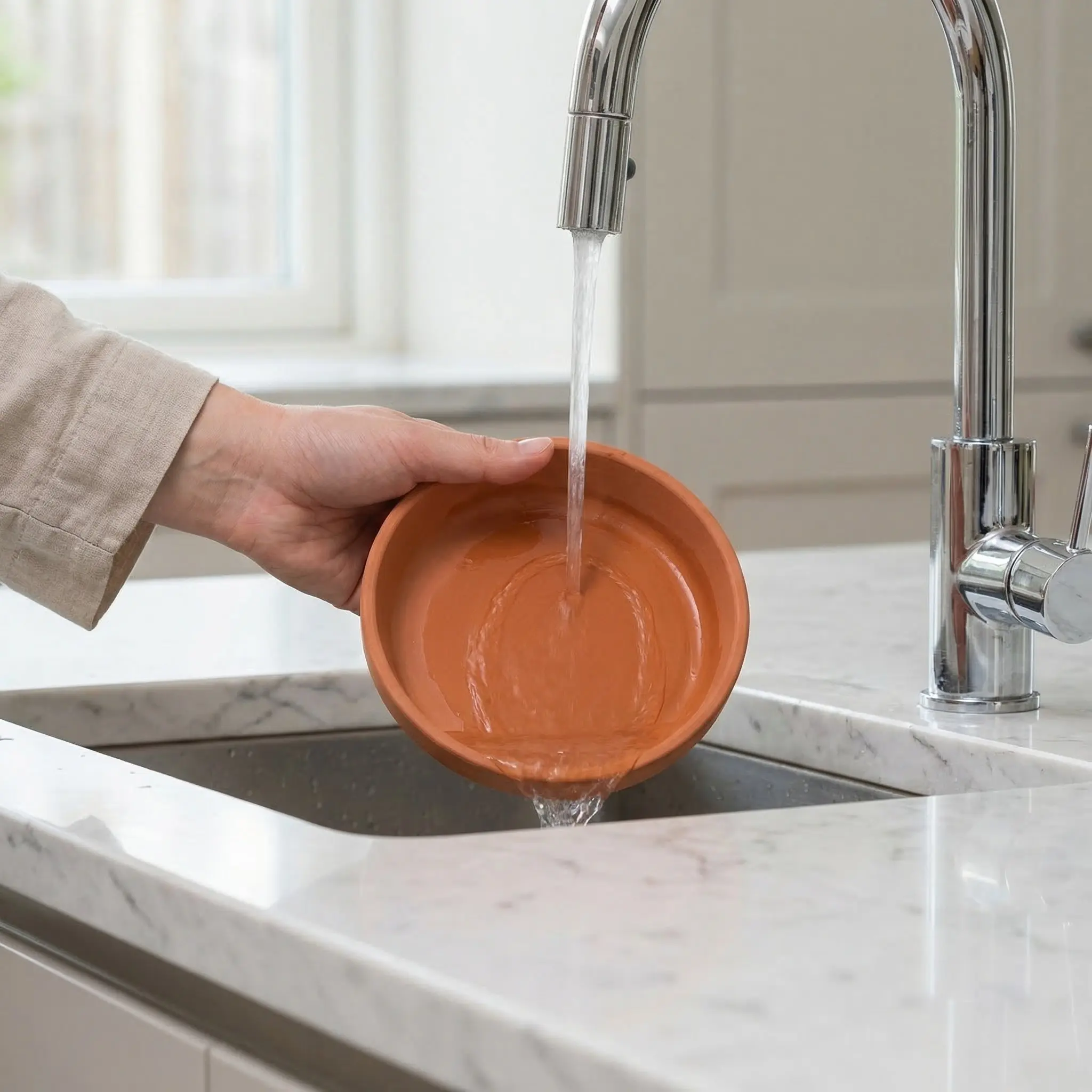 

12pcs Terracotta Planter Saucer Flower Pot Water Catcher 4.5 Inch Small Terracotta Plant Tray - Round Clay Drip Pan/Dish/Tray