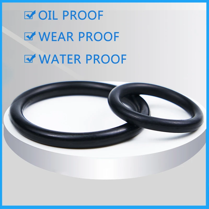 Airsoft NBR Rubber Gasket Replacements Sealing O-rings Kit OD 6mm-30mm CS 1.5mm 1.9mm 2.4mm 3.1mm 150-200-225pcs