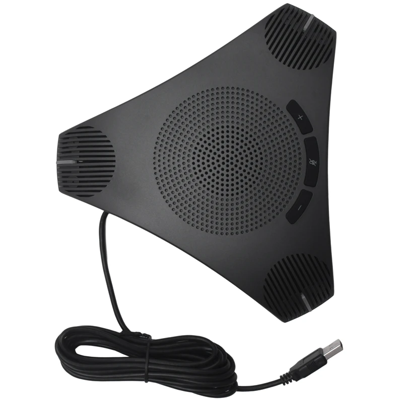 

【Top Picks】G95 Mini USB Desktop Computer Conference Omnidirectional Microphone Mic Speaker Speakerphone For Business Video Meet