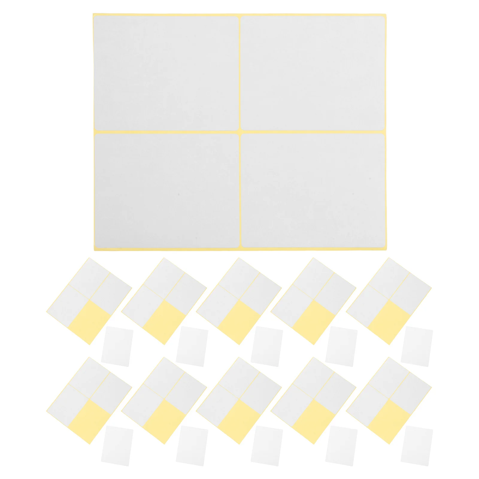 30 Sheets Self Adhesive Address Labels Blank Writable for Envelopes Boxes Shipping Mailing Labels for Printer Shipping Stickers