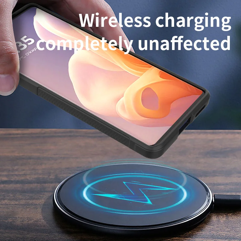 

For MOTO G85 G34 G84 G54 G73 G62 Shockproof and Dropproof 360° Airbag Lens All-Inclusive Soft Feel Phone Case