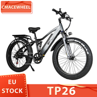 CMACEWHEEL TP26 Electric Bike 26*4.0 inch CST Fat Tire 750W Motor E-Bike 40-45km/h Max Speed 48V 17Ah Battery Electric Bicycle