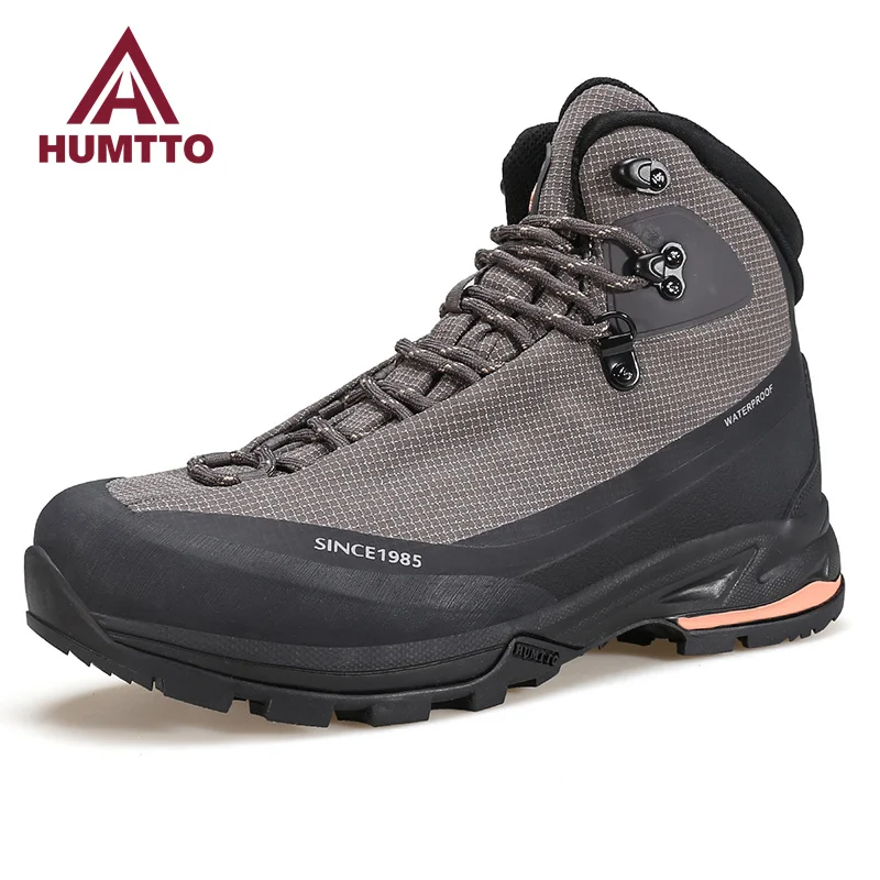 HUMTTO-botas impermeables para mujer, zapatos deportivos de escalada, senderismo, diseñador de lujo, zapatillas de Trekking al aire libre, invierno,