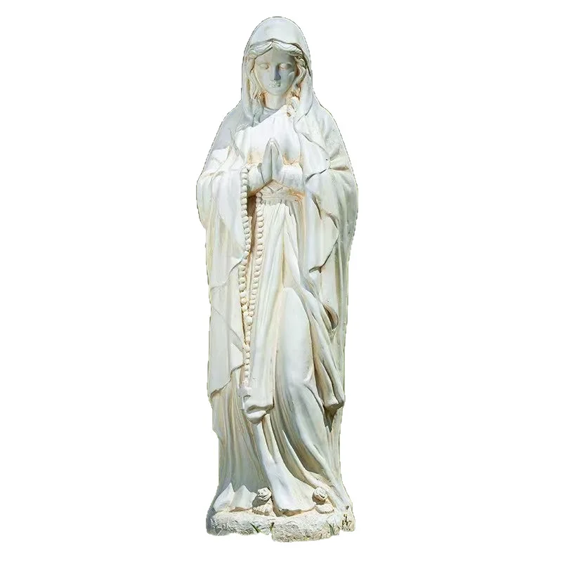European Virgin Mary statue outdoor figure decoration Christmas ornament foreign trade magnesium oxide handicrafts