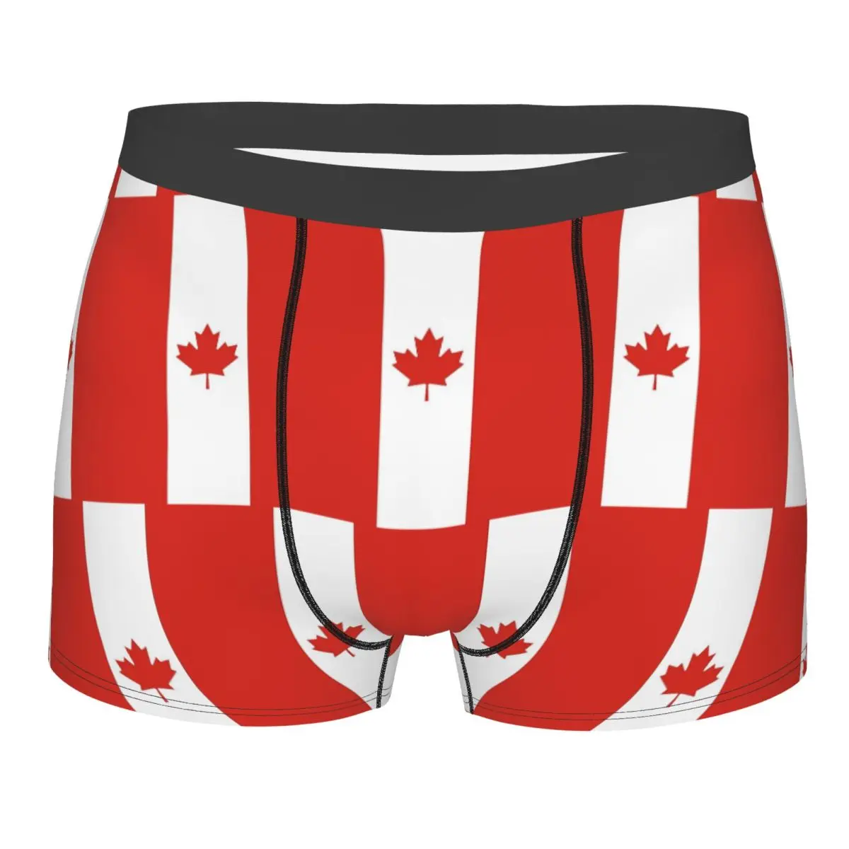 Boxer Underpants Shorts Canada Flag National Culture Panties Men Ventilate Underwear for Homme Man Boyfriend Gift