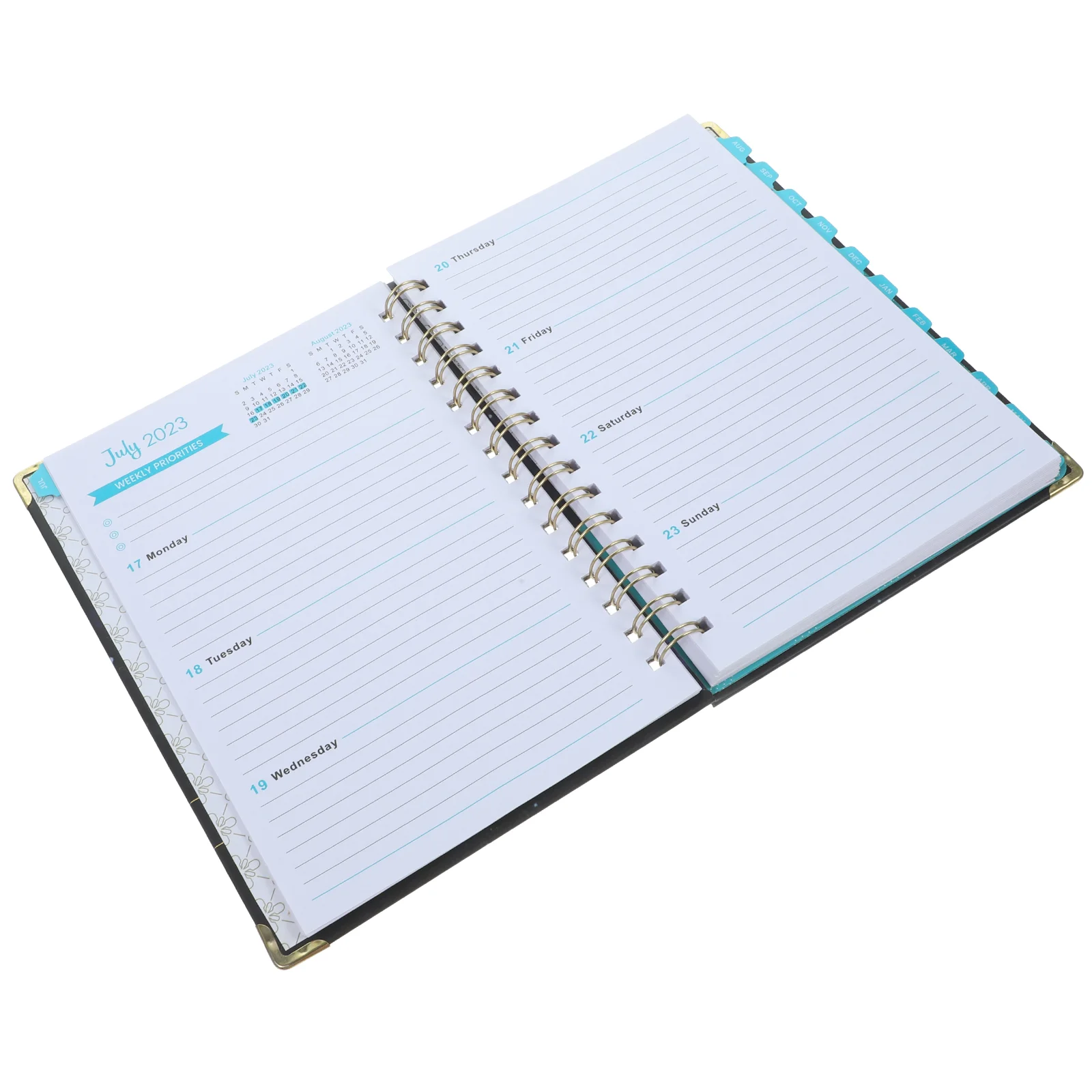 

Portable Planner Organizer Office Writing Notebook 2024 Agenda Notebooks 2023 Multifunction Paper