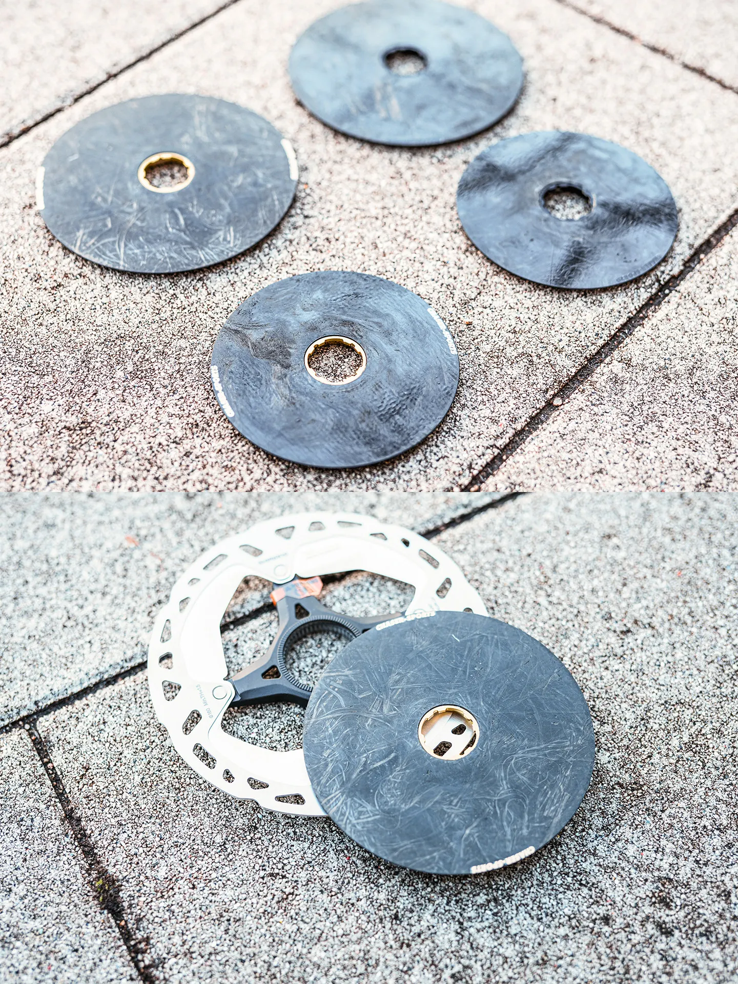Chaser Rennrad Aero Scheibenbremse Center Lock Disc Carbonfaser Aerodynamische Verriegelungsabdeckung für Shimano MT800/CL900 – Detail 18