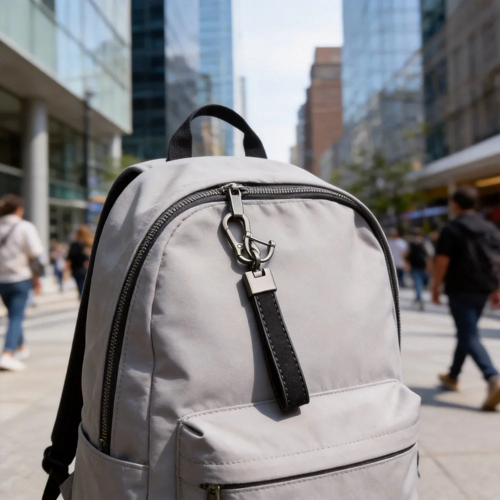 

Factory Direct Sale Fashionable And Creative Customizable Leather Keychain Male And Female Car Keyring Backpack Accessories