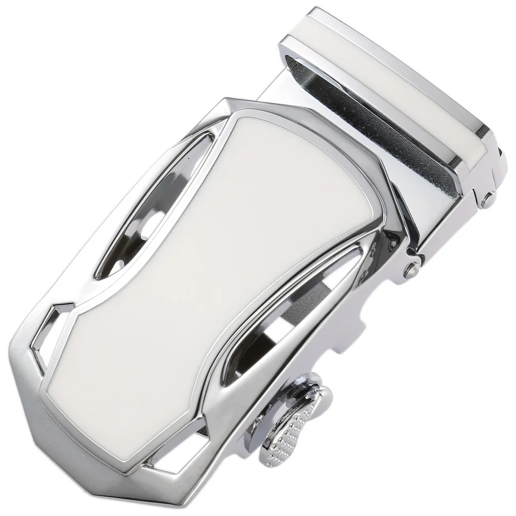 Mens Metal Ratchet Belt Buckle Automatic Buckle For Mens 36mm -39mm Genuine Leather Belt