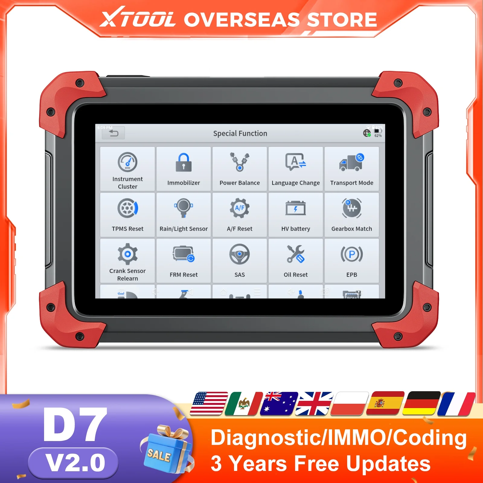 Xtool D7 V2.0 OBD2 …