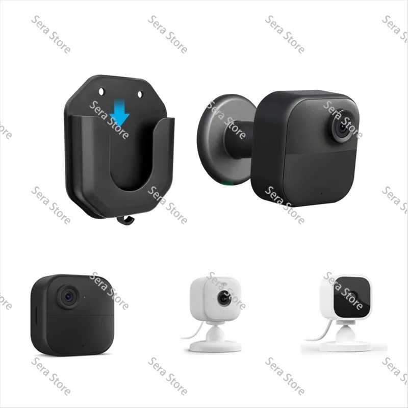 3Pack No Drill No Screws Wall Mount Bracket Compatible with For Blink Outdoor 4/Mini/Mini 2 Cameras Adhesive Wall Mount