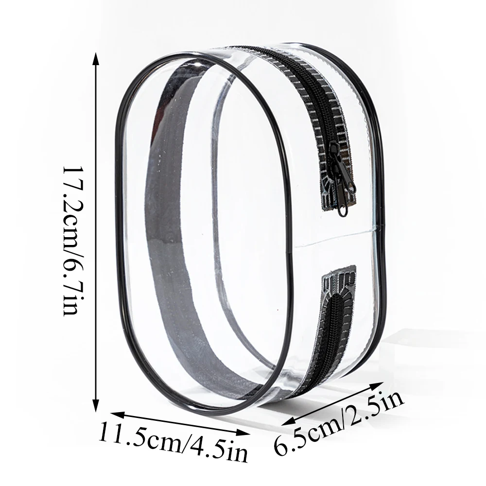 Clear Outdoor Storage Bag Pouch Keychain Plush Dolls Organizer Box Mystery Box Doll Bag Keychain Wallet Thicken Storage Pouch