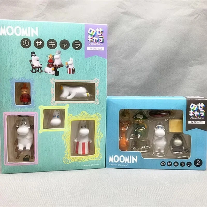 Moomin Little My Chubby: Conjunto Completo de Figuras Decorativas de Ombro para Apoio e Enfeite, Modelo de Brinquedo Fofo para Cenário