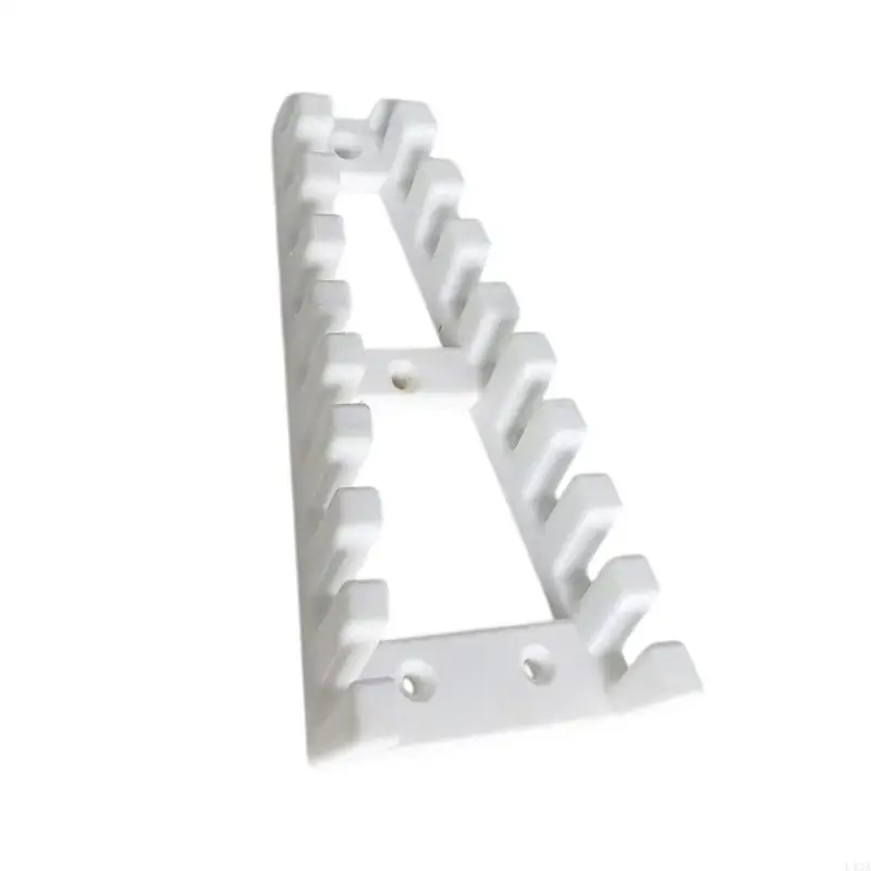 L43A Home Repair Storage Rack for Hand Tool Use, Wall Mount Slot Layout with Layered Plastic Rack Body for Garage Areas