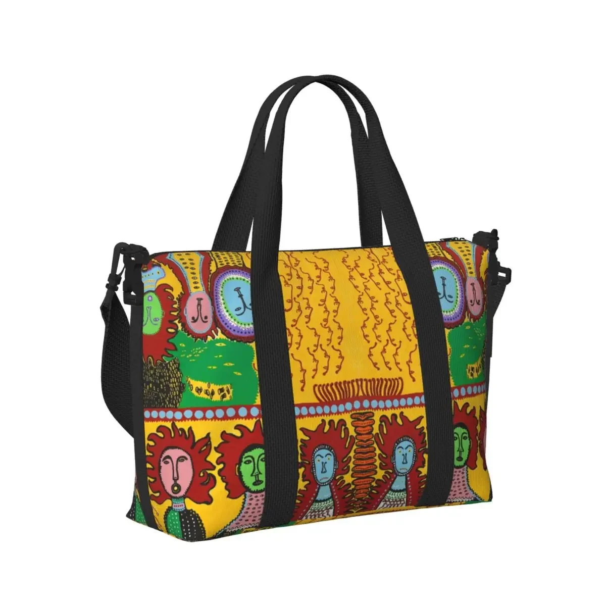 مخصص يايوي كوساما حمل حقيبة المرأة سعة كبيرة حديقة للنساء في تزهر الشباب شاطئ الصالة الرياضية حقيبة الكتف السفر