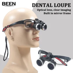 Dental Loupes Medical Magnifier, Binocular Magnifying Glass for Dentist, Surgical Loupes,Detachable Eyeglass Frame, New