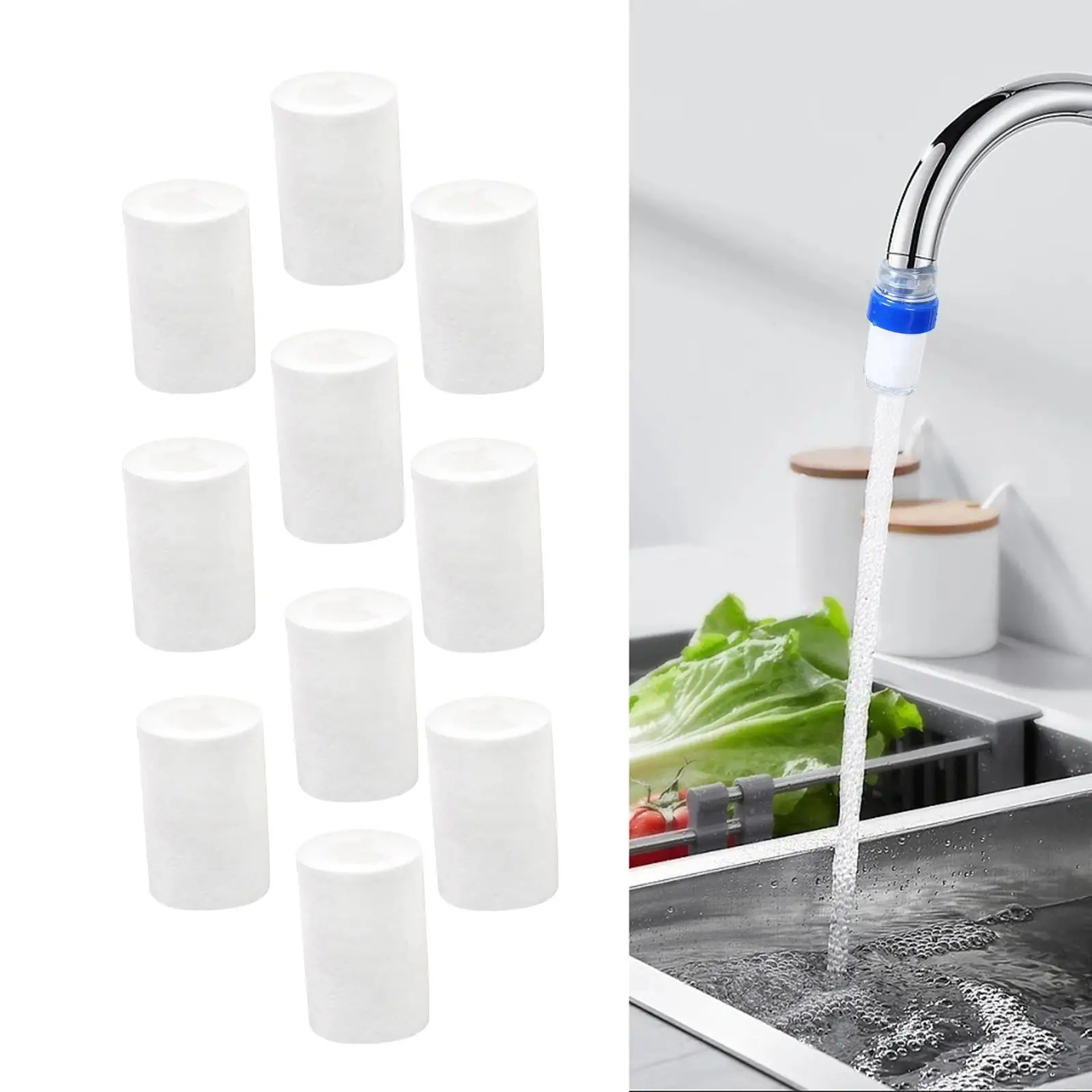 10 قطع الحمام صنبور تصفية دش العالمي سهلة التركيب صنبور اكسسوارات الحمام للمنزل الحمام المطبخ