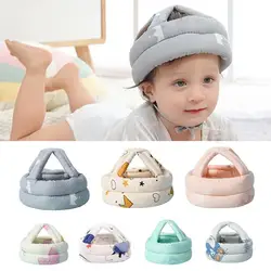 Protector de cabeza anticaída para niños pequeños, gorro de choque para aprender a caminar con orificios de ventilación, casco de seguridad para bebés