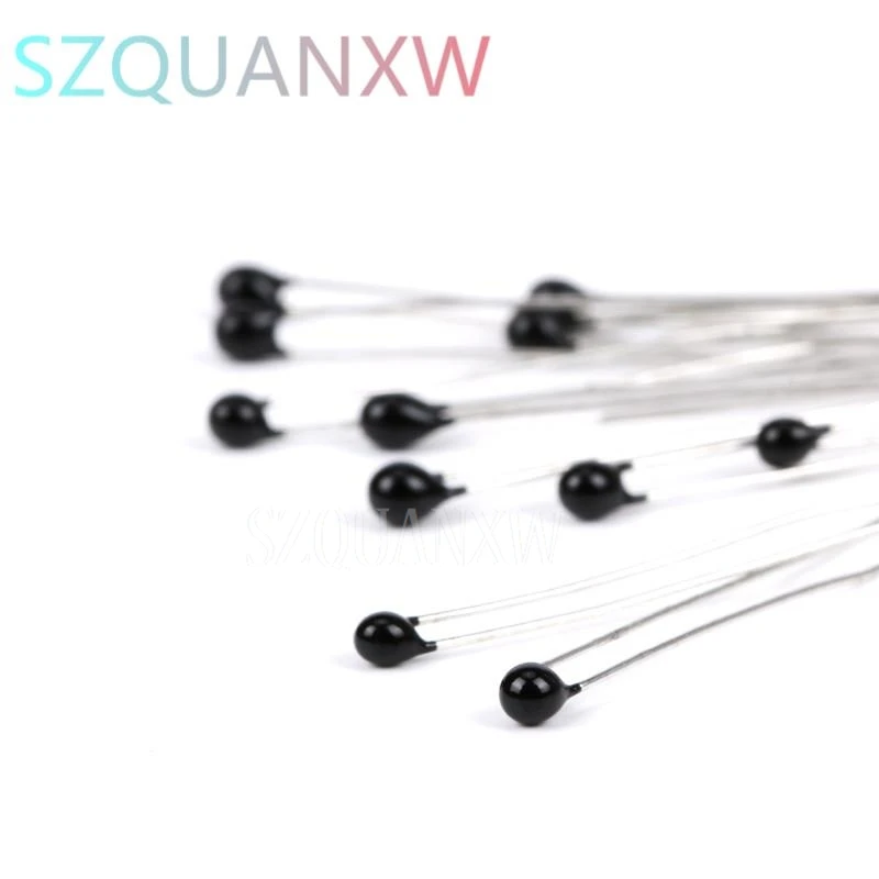 50pcs Thermistor NTC-MF52-103/3435 10K  ohm 1% Thermal Resistor Temperature Sensor