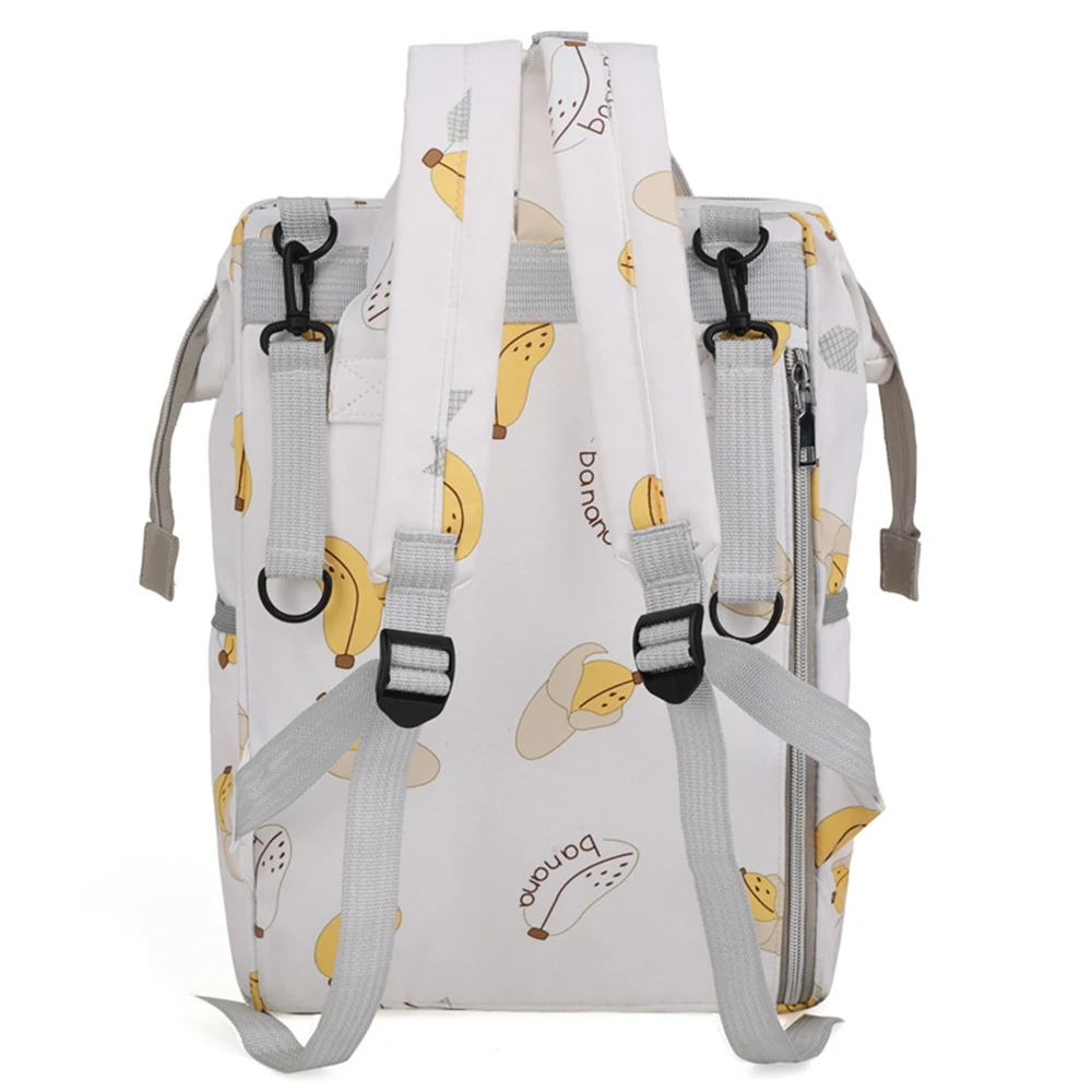 Fashion Diaper Maternity Backpack Large Capacity Waterproof Baby Bag For Mom Printed Cartoon Travel Mother Nappy Bag