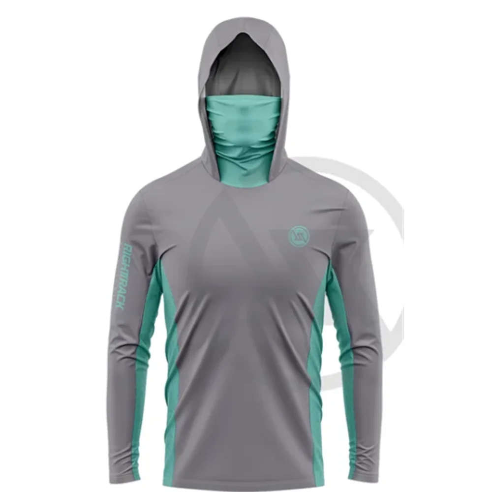 

Solid color pullover, mask and shirt suitable for fishing, fishing, climbing, camping, outdoor sun protection and mosquito preve