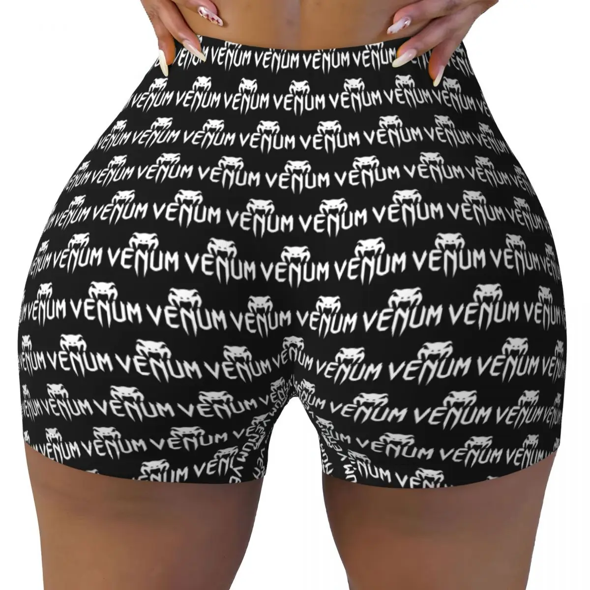 Custom Venums Combat Sports And Fitness Workout Shorts for Women Gym Volleyball Biker Yoga Shorts