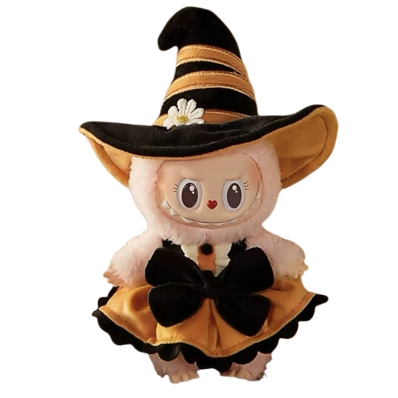 New In Stock Genuine Mokoko Happy Halloween Party Series Magic Of Pumpkin Vinyl Pendent Doll Keychain Kawaii Toys Birthday Gift