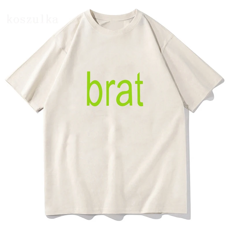 T-shirt Charmovies XCX Brat pour hommes et femmes, 2024 Brat Album, T-shirt esthétique unisexe, Économie en coton vintage Streetwear de haute qualité