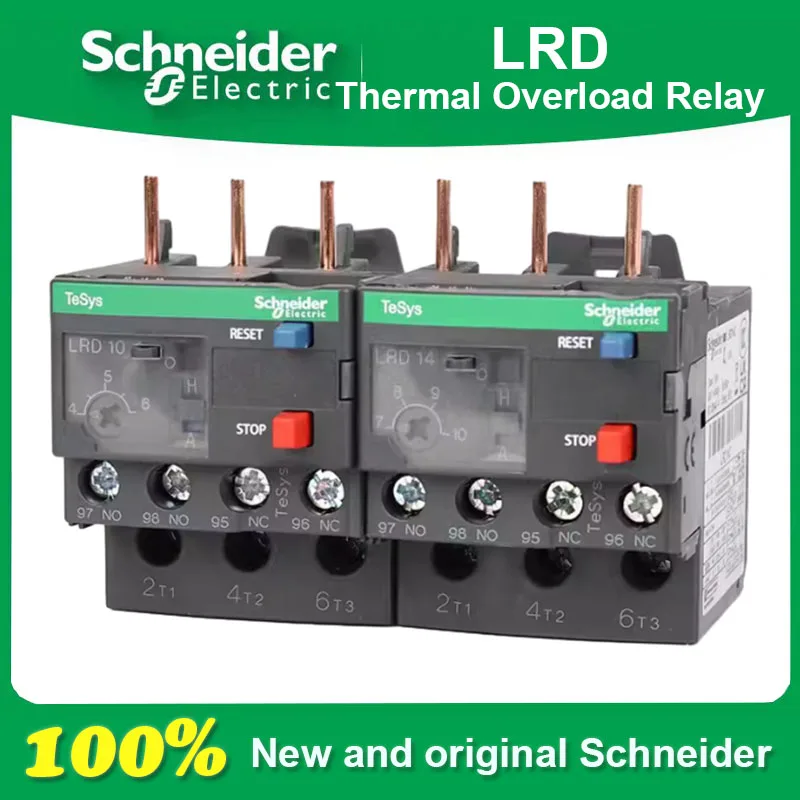 

Original Schneider Thermal Overload Relay LRD01C LRD02C LRD03C LRD04C LRD05C LRD06C LRD07C LRD08C LRD10C LRD12C LRD16CLRD14C