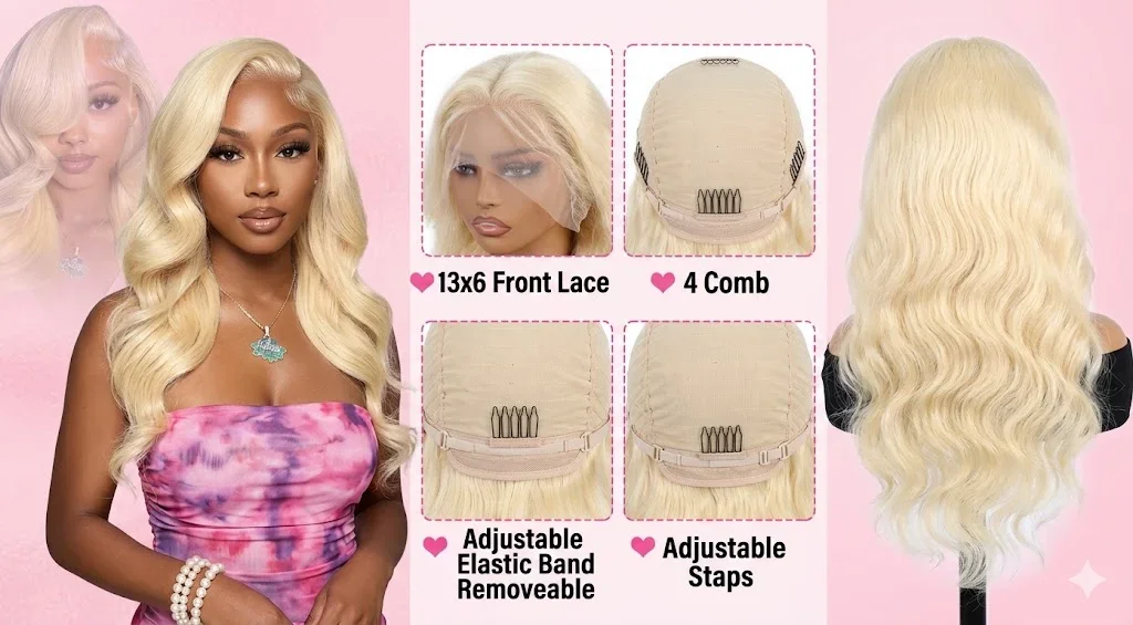 30 32 Inch Body Wave 13x6 HD Transparent Lace Front Human Hair Wig Pre Plucked Natural Black Color 200 Density Wet And Wavy Lace Frontal Wig 100% Human Hair Wigs For Women Sf1c987285a674b63b47bee1805da9dd4o