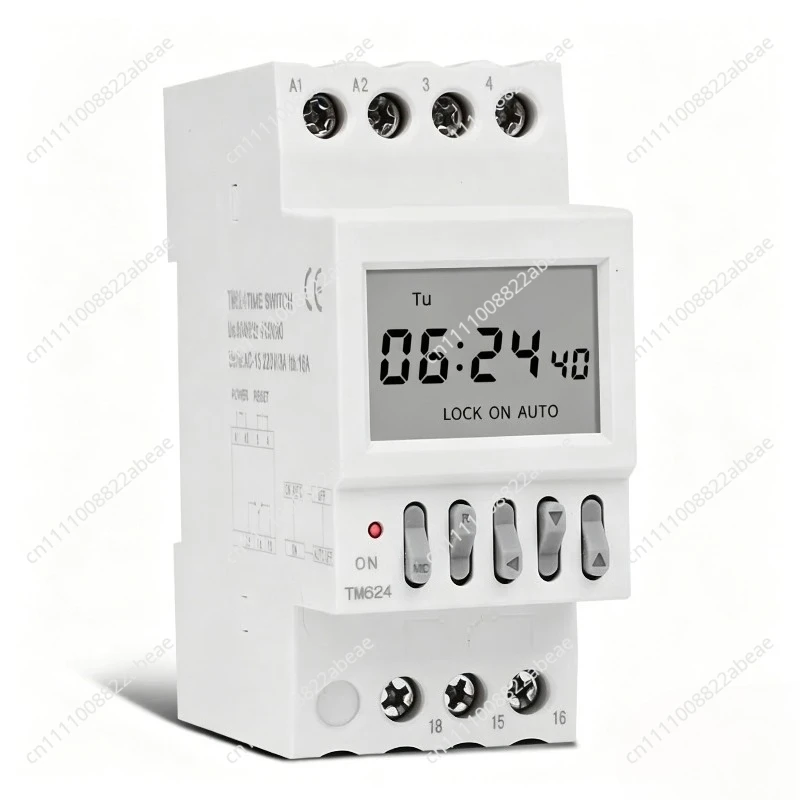TM624 power supply time-controlled switch intelligent switch timer 40 groups time-controlled bell , guide rail installation 220V