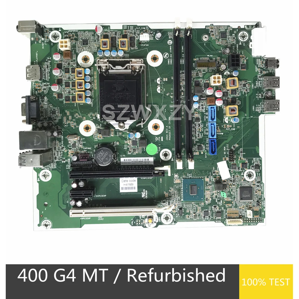 Refurbished Refurbished For HP ProDesk 400 G4 MT Desktop Motherboard G4 911987-601 911987-001 901010-001 LGA 1151 DDR4