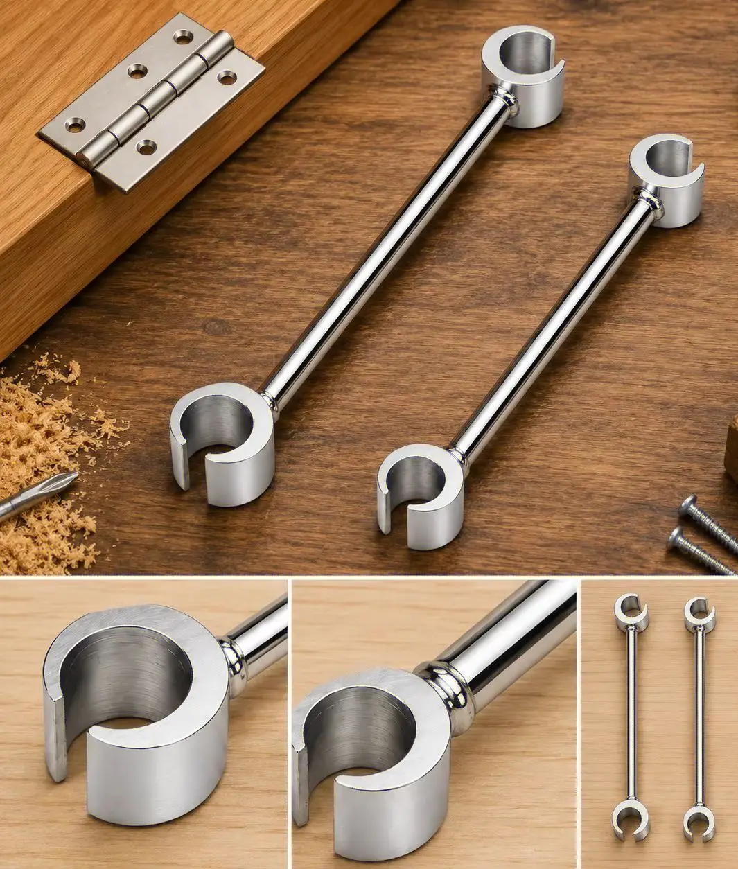 Adjustable Door Seam Wrench Flag-Style Hinge Clear Door And Window Installation Tool for Steel Doors image 5
