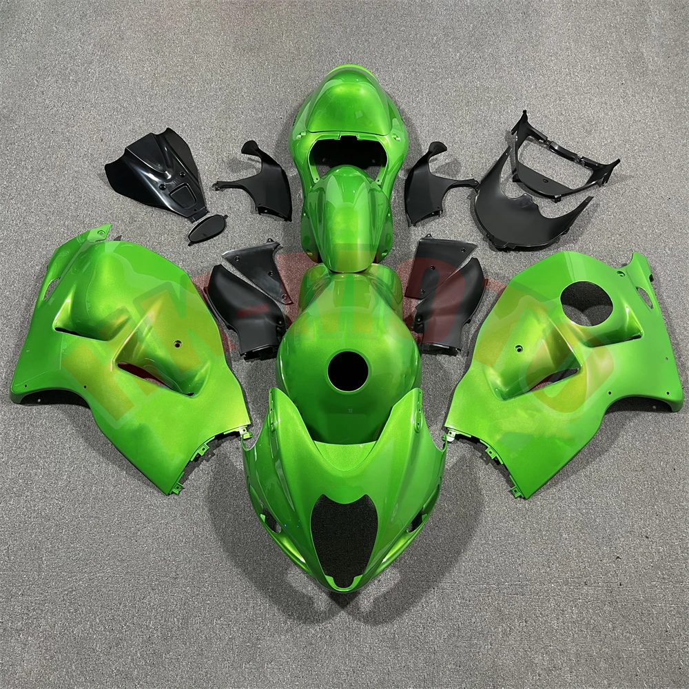 Motorcycle Fairing Kit Fit For GSXR1300 GSX-1300R Hayabusa 1997-2007 Bodywork Set High Quality ABS Injection Pearl Green