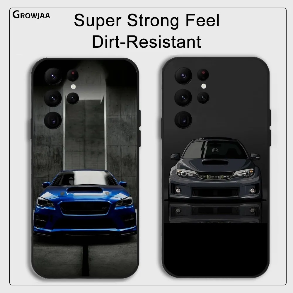 

Classic luxury S-SubaruS Phone Case for Samsung Galaxy S24 Ultra S22 S23 Ultra S21 S20 5G Protective Silicone TPU Funda