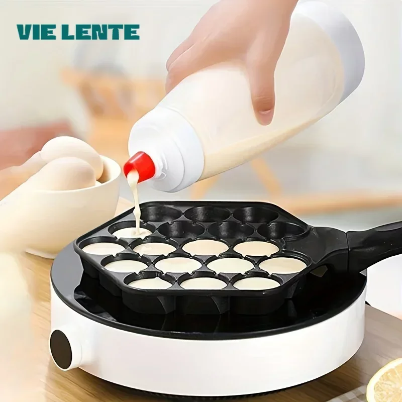 Pancake Batter Bottle Battler Mixer With Blender Ball Wire Whisk For Restaurant Baking Pancakes Cupcakes Muffins Crepes And More image 4