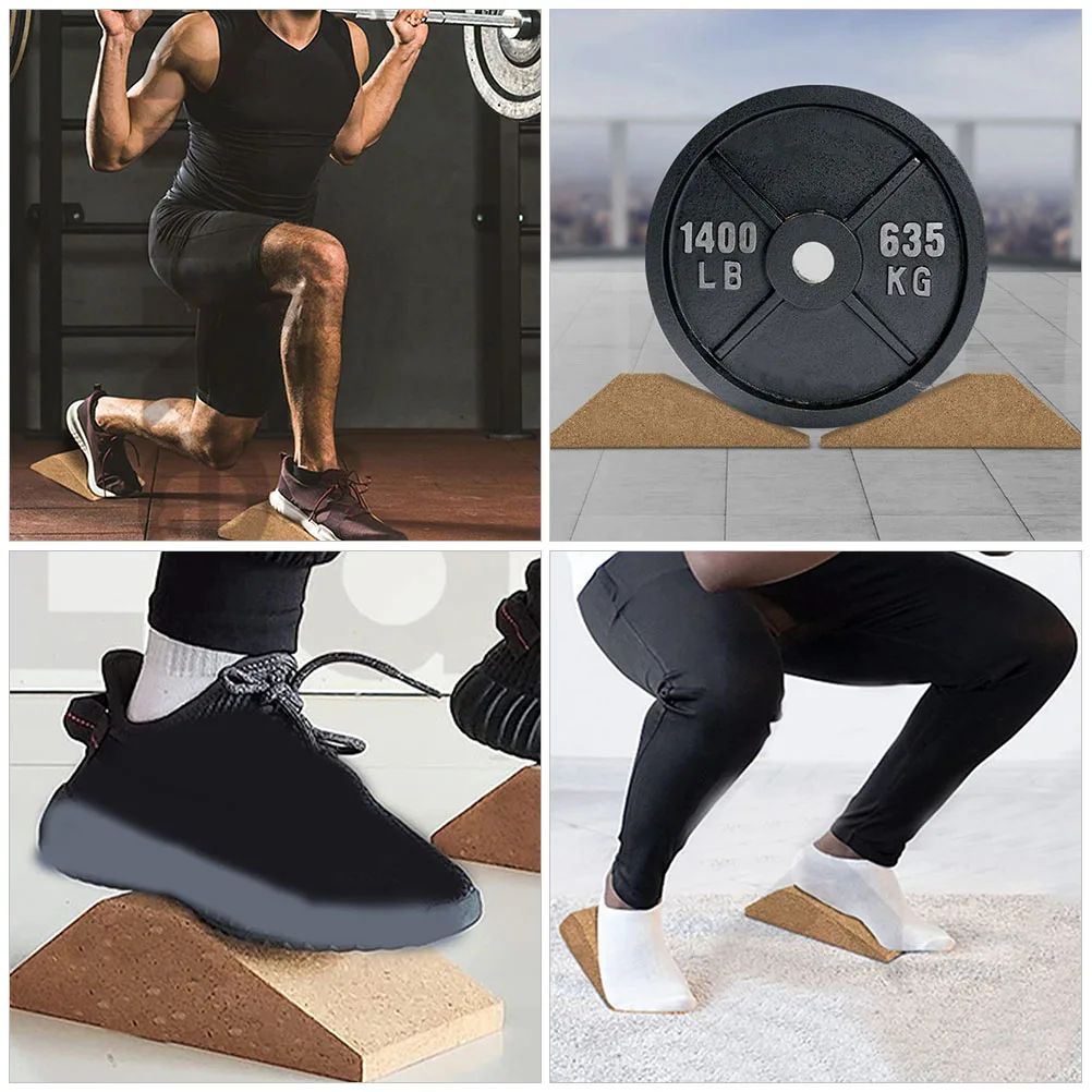 

Anti-Slip Fitness Squat Board For Calf Stretching Foot Stretcher Heavy Duty Plastic Board Household Exercise Tool