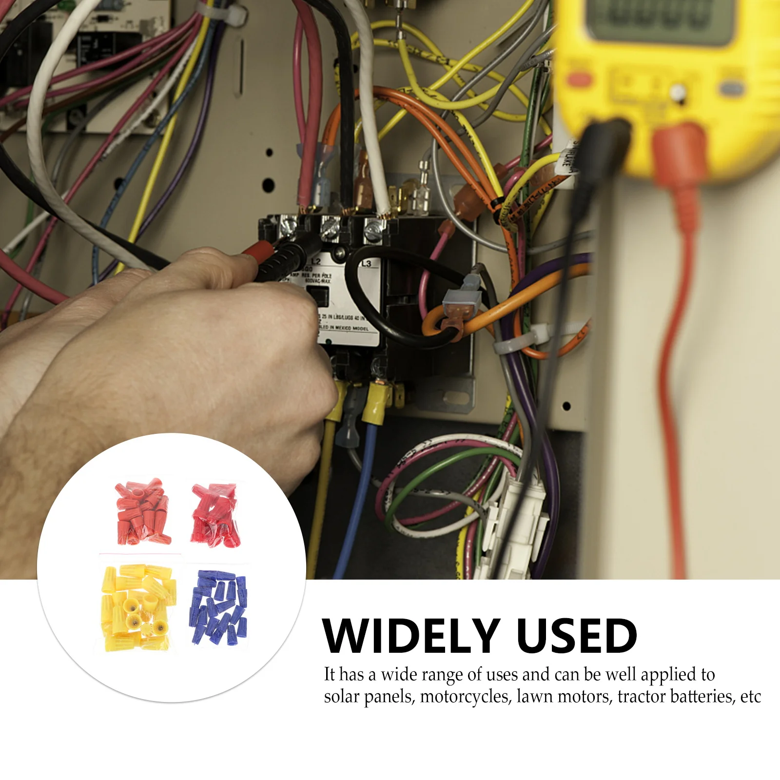 

70 шт. водонепроницаемые разъемы для проводов, прочные изоляционные клеммы, вогнестойкий корпус, простой в установке и разборке