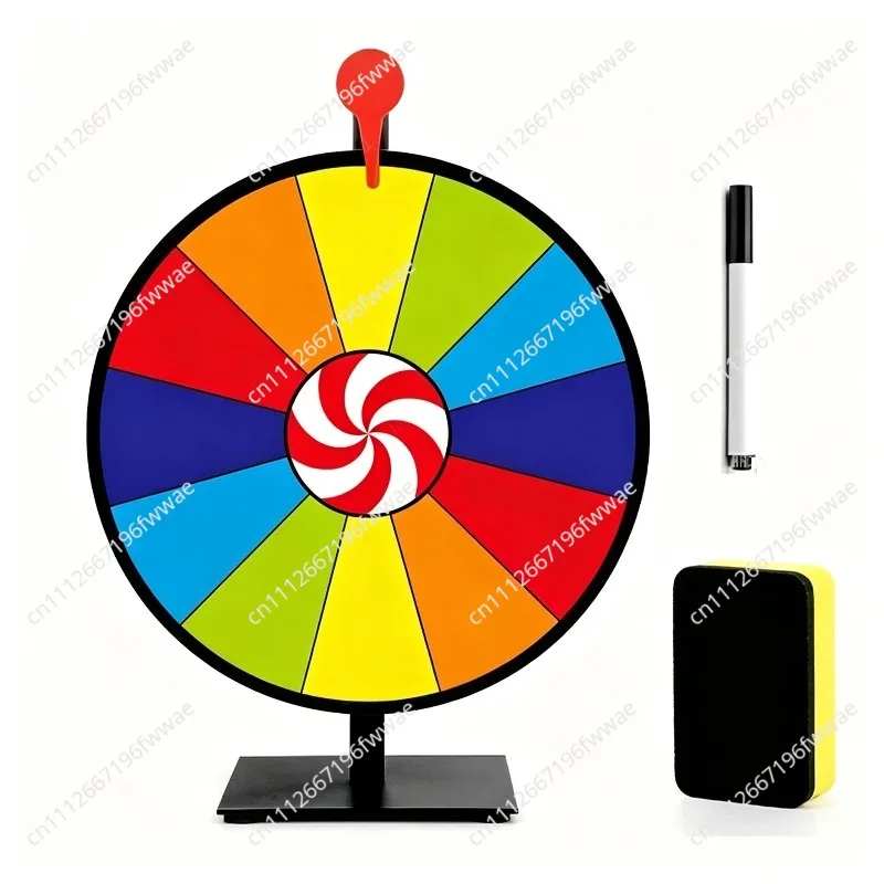 Lottery lucky turntable teaching props game activities erasable lottery table small roulette