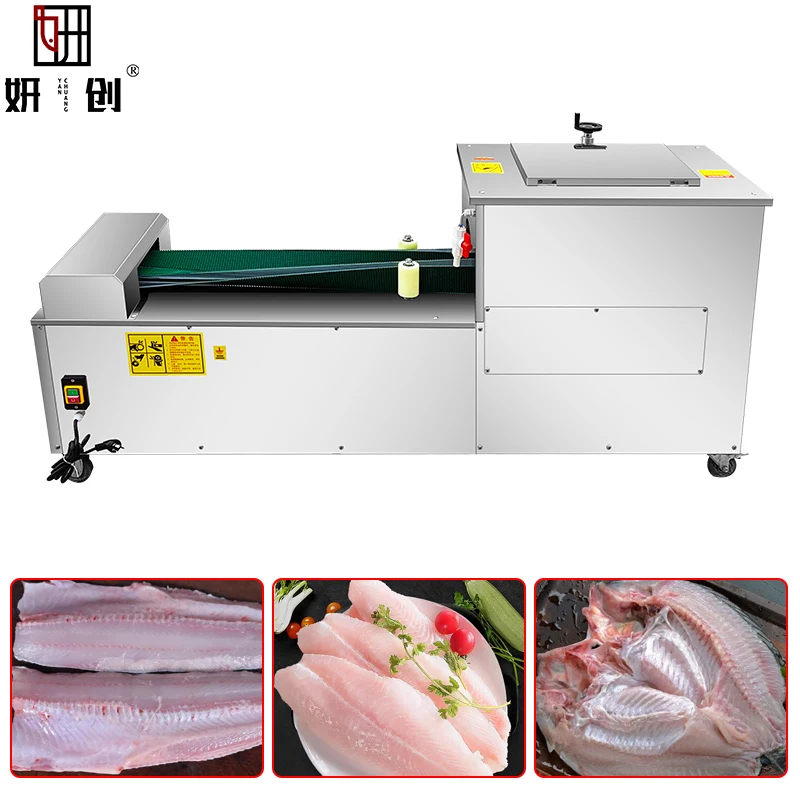 Small Commercial Electric Multi-functional Cleaning Opening Belly Opening Back Filleting Machine For Fish Processing Equipment