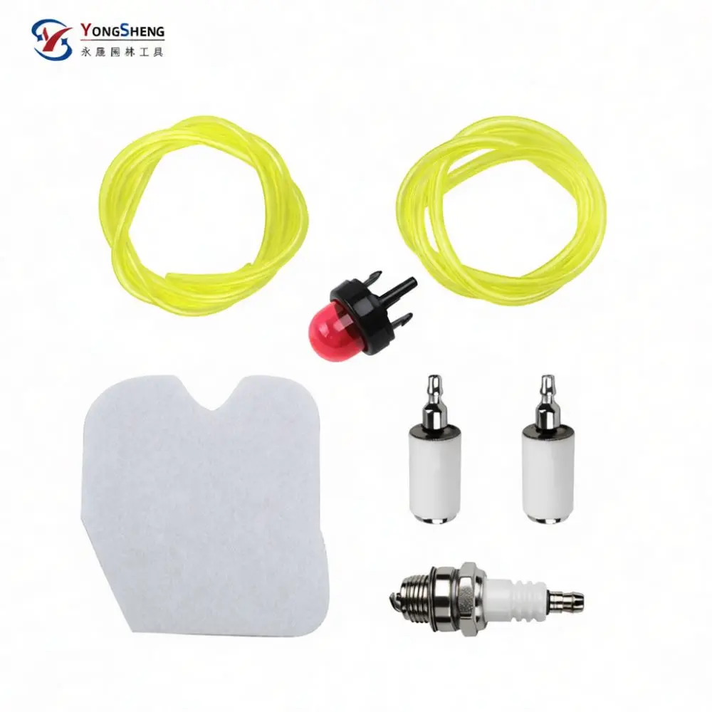 Replacement Fuel System Repair Set For Chainsaw Trimmer Filter Primer Bulb Hose Assembly Garden Tool Maintenance Accessory
