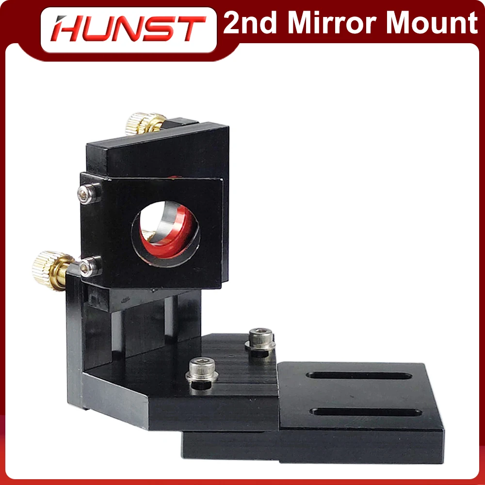 Imagem -03 - Black Laser Lens Integrative Mount For Lase Engraving Cutting Machine 25 mm segundo Laser Mount Mirror Hunst-co2