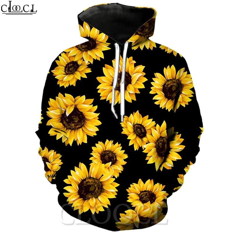 

CLOOCL Plant Sunflower 3D All Over Printed Mens Hoodie Harajuku Fashion Sweatshirt Unisex Casual Jacket Pullover Drop Shipping