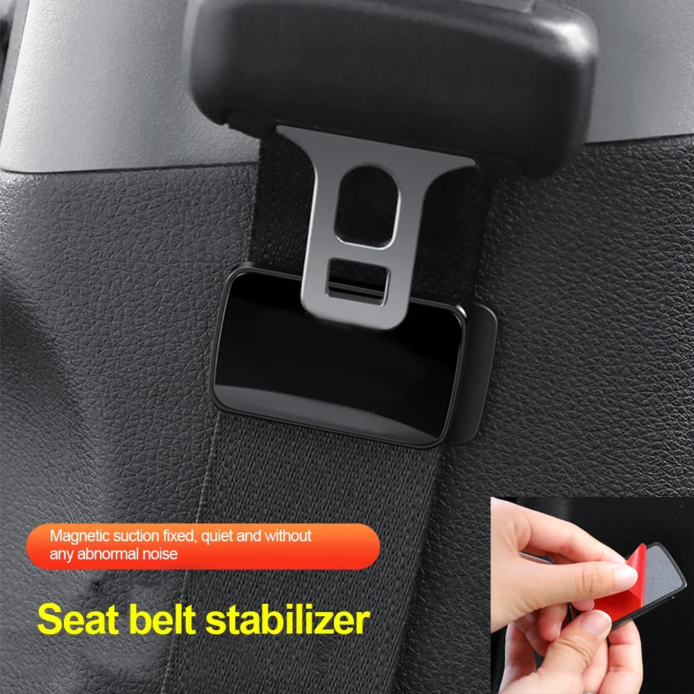 

Car Seat Belt Holder Stabilizing Device Fastener Universal Adjuster Safety Belt Punch-Free Anti-Sway Interior Accessories
