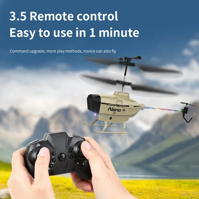 New HT2024 Mini Drone with RC Helicopter Obstacle Avoidance ESC Dron RC Plane Quadrocopter Remote Control Toy Gift Rc Airplane