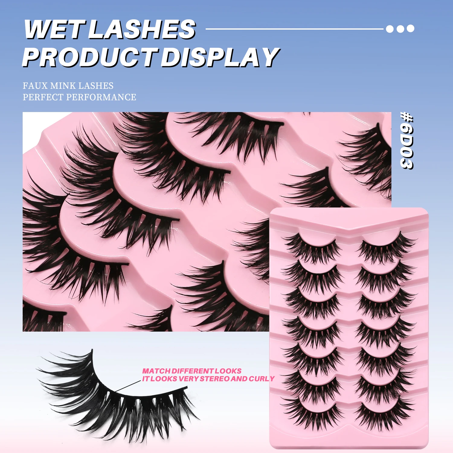 GROINNEYA マンガまつげ 3D ナチュラルつけまつげ ふわふわソフトクロスマンガまつげ ウィスピー ナチュラルまつげエクステ メイクアップ