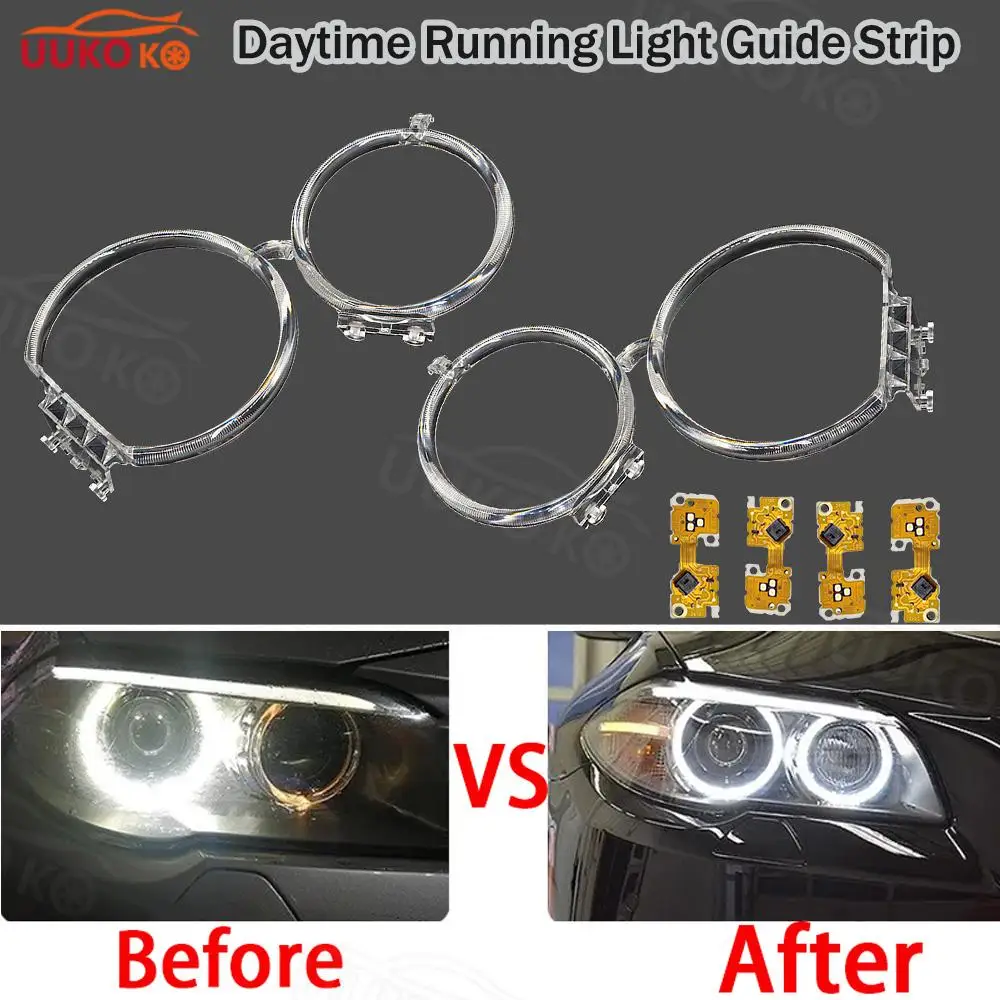 Hot deals DRL Headlight Guide Tube For Bmw 5 Series F10 LED 2014-2017 Car Daytime Running Strip Parts Guide Light Strips tools