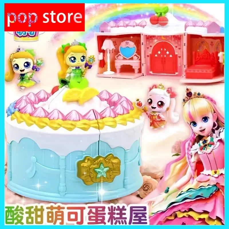 

Catch Teenieping Anime Figure Magic Sweet Heart Star Series Figure Kawaii Cake Model Pvc Statue Figurine Collection Toy Kid Gift
